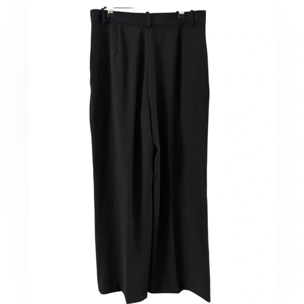 NWT Zara Full Length High-Waisted Wide Leg Trousers - Picture 6 of 13